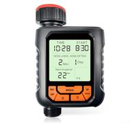 Temporizador automático de solución de riego eficiente con tasas de goteo y pulverización ajustables para jardines