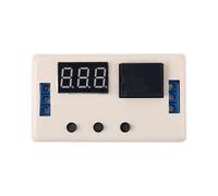 Temporizador Ciclo Activación Retardo 12V24V, Módulo Relé Retardo Tiempo Aislado por Optoacoplador 3 Botones para Control Temporización