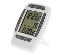 Temporizador Cocina, LCD Digital Temporizador 3 Canales Cronometro Simultáneo Timer, Soporte para Funciones e imán en la Parte Posterior para Estudiar Trabajar Cocina