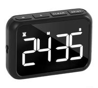 Temporizador de 100 minutos con alarma de volumen ajustable, 100 minutos de | Alarma de pitido fuerte, 3 niveles de volumen, ajustes alto/medio/bajo, cocina para hornear, sonido claro para toda la