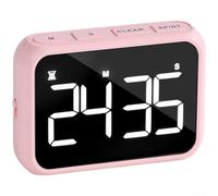 Temporizador de 100 minutos con alarma de volumen ajustable, 100 minutos de | Alarma de pitido fuerte, 3 niveles de volumen, ajustes alto/medio/bajo, cocina para hornear, sonido claro para toda la