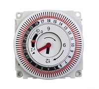 Temporizador de 24 horas, interruptor de temporizador mecánico de 24 horas, dispositivo de sincronización industrial, interruptor de panel de protección para luces, lámparas y electrodomésticos