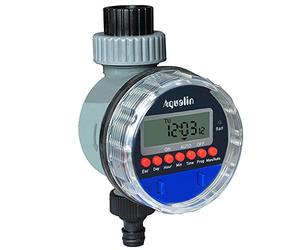 Temporizador de Agua de Manguera Temporizadores para mangueras Controlador del Sistema de riego de Jardines Computadora de riego Impermeable, Azul