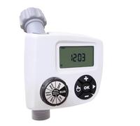 Temporizador de agua Digital 4 ciclos, válvula solenoide, temporizador riego automático for jardín doméstico, resistente al