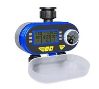 Temporizador de agua electrónico Digital jardín dos salidas, controlador riego con válvula solenoide for, patio