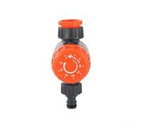 Temporizador de agua mecánico controlador de manguera de jardín, no necesita batería, válvula de riego giratoria con giro de 360°, aspersor ABS a prueba de fugas para 1/2 3/4 1 pulgada