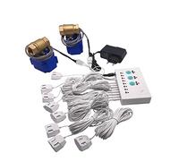 Temporizador de agua Protección del sensor de fugas de agua contra el kit de alarma de fugas for el hogar inteligente con 2pcs DN15 DN20 DN25 Detector de fugas de agua de válvula ( Color : DN15 )