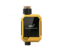 Temporizador de Agua WiFi Tuya, Temporizador de Riego Inteligente con Sensor de Lluvia y Control Remoto para Jardín, Patio y Césped IPX6