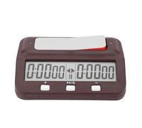 Temporizador de Ajedrez, Reloj de Ajedrez Bono Básico Profesional Retraso Tiempo Positivo Alarma Función de Memoria Temporizador de Ajedrez Digital para Juegos de Mesa (WINE RED)