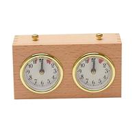 Temporizador De Ajedrez Reloj De Ajedrez Temporizador Analógico De Madera Temporizador Mecánico Contación para Competiciones