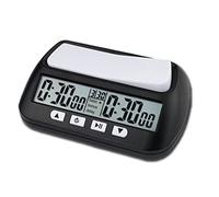 Temporizador de ajedrez, Reloj Digital multifunción con función de Alarma Audible para Juegos de Mesa de ajedrez Chino e Internacional, versión en inglés