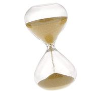 Temporizador de Arena, Reloj de Arena 5 min / 10 Minutos / 15 mins /30 mins / 60 mins Hourglass Timer, para niños Juegos de Mesa Cocina Cocina Decoración de Oficina (Champagne,5 Minutes)