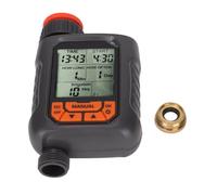 Temporizador de aspersor G3/4 IP65, resistente al agua, pantalla LCD grande, controlador de riego Digital con adaptador de cobre