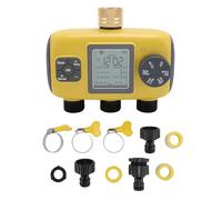 Temporizador de aspersor, grifos de 3/4-1/2 pulgadas, temporizador de manguera programable, 3 salidas, pantalla Digital, temporizador de riego para jardín al aire libre