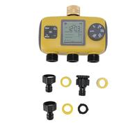 Temporizador de aspersor inteligente Controlador de válvula de agua de riego de 3 salidas Control independiente Retardo de lluvia Diseño a prueba de agua para riego de