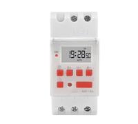 Temporizador de carril Din, relé, interruptores de tiempo, interruptor de tiempo electrónico programable semanal, dispositivo de timbre de 220V(50R,220V)