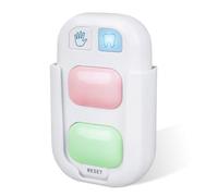 Temporizador de cepillado de dientes a mano, temporizador 2 en 1 para limpiar los dientes y lavarse las manos, reloj LED de 2 minutos y 20 segundos