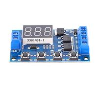 Temporizador de Ciclo de activación Módulo de Control de Interruptor de Tubo Mos Dual DC 5-36V para Equipos Motores Fueras LED Válvulas solenoides