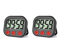 Temporizador de cocina 2X, temporizador visual digital, reloj magnético, cronómetro, temporizador de cuenta regresiva,