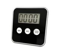 Temporizador de cocina, alarma magnética con pantalla LCD para hornear, temporizador digital magnético compacto con pantalla LCD para deportes, gimnasio, reuniones, dormir, estudiar