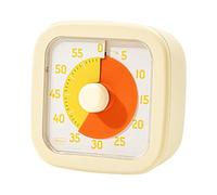 Temporizador De Cocina - Comida Timmer | Kittchen Timme Keeper | Tiempo De Estudio De 60 Minutos | Niños Tiimer Visual Timerr | Herramienta De Gestión del Tiempo Silenciosa para La Cocina De La