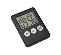 Temporizador de Cocina con Pantalla Digital LCD SúPer Fina, Cuadrado, Cuenta Regresiva, Reloj MagnéTico