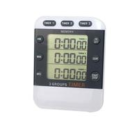 Temporizador De Cocina Con Pantalla Temporizador Simultáneo Cuenta Arriba/abajo Herramienta Gestión Del Cocina Digital Bolsillo 3 Canales