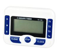 Temporizador de Cocina Digital 4 Canales, Temporizador de conteo con Alarma, cocción multifunción para Hornear el Uso de la Cocina del hogar