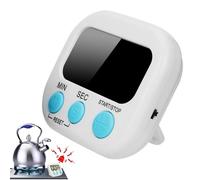 Temporizador de cocina digital con alarma fuerte, reloj magnético de pantalla transparente, diseño compacto y fácil de usar, estudio de cocina, gimnasio, hogar, temporizador digital de huevo, gestión