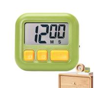 Temporizador de cocina digital,Pantalla LCD transparente Cuenta atrás bidireccional Adición - Números Reloj Temporizador Con Soporte - Para preparar huevos, , hacer ejercicio y aprender