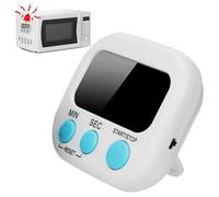 Temporizador De Cocina Digital: Reloj De Cuenta Regresiva Magnética para Cocinar, Estudiar, Ejercicio, Hornear | Temporizador De Clases para Niños, Maestros, Escritorio Y Uso del Horno |