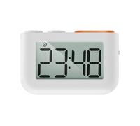 Temporizador de cocina digital Reloj magnético de cuenta atrás con pantalla LCD grande Alarma de sonido Función personalizada Soporte Versátil herramienta de gestión del tiempo