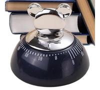 Temporizador de cocina en forma de oso - Encantador despertador mecánico magnético, diseño de cuenta regresiva fácil de girar, herramienta de gestión del tiempo visual, preparación de cocina, tareas