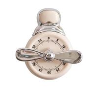 Temporizador de cocina | Mecánica sin pila con sonido potente | Pequeño temporizador con imán para cocina - para aula, escuela, oficina, profesores y gestión del tiempo