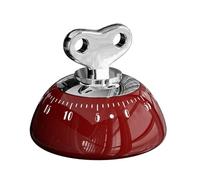 Temporizador de cocina, mecánico, divertido, retro, de plástico, analógico, con mecanismo de ascensor de metal, alarma acústica