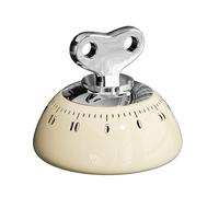 Temporizador de cocina, mecánico, divertido, retro, de plástico, analógico, con mecanismo de ascensor de metal, alarma acústica