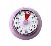 Temporizador de cocina mecánico sin batería, cuenta regresiva visual de acero inoxidable, gestión del para cocinar, hornear, operaciones fáciles, temporizador de cocina