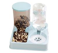 Temporizador de Comidas Inteligente, dispensador Comida for Perros y Gatos | Dispensador Agua fácil Limpieza, comedero G(Green)