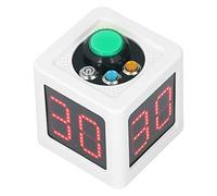Temporizador de Cubos, Temporizador de Disparo Profesional de 1.4in con Pantalla y 3 Botones de Configuración Fácil para los Controles de Gestión de Tiempo de Ajedrez de Póker Privado y Controles de