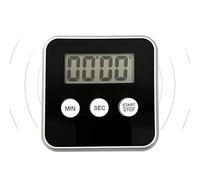Temporizador De Cuenta De Cuenta Magnética: Cronómetro Portátil De Batería, Rastreador De Tiempo Compacto Inteligente LCD | Modo De Silencio Despertador para Estudiar La Cocina para Hornear Reuniones