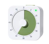 Temporizador de escritorio para el aula para estudiantes, temporizador giratorio visual para ritmo de tareas, práctica de lectura y ritmo de tareas diarias, estudio visual, tareas, escritorio
