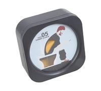 Temporizador de flujo de arena de 5 minutos, accesorio de baño, decoración humorística del hogar, ahorro de espacio, promueve la conciencia del tiempo, temporizador visual de arena con temática de