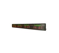 Temporizador de Gimnasio, DIRIGIÓ. World Clock International Hotel International Time Zone Clock Gym Boxing Natación Entrenamiento Temporizador de cuenta regresiva (4 Ciudad/Zona)(SJZ4-2.3INCH)