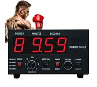 Temporizador de gimnasio profesional con pantalla LED, sonido ajustable para boxeo y entrenamiento de fitness