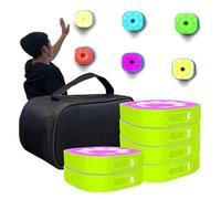 Temporizador de intervalo de boxeo, temporizador profesional de gimnasio con pantalla LED, 1-12 rondas y bucle, zumbador ajustable, entrenamiento de 30 a 10 minutos y descanso de 0/30/60, para Muay
