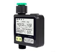 Temporizador de manguera con sensor de lluvia automático, controlador de aspersor de jardín programable para sistema de riego al aire libre, válvula resistente a la intemperie con 9 horarios de riego