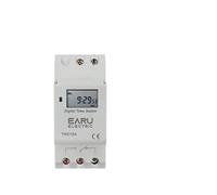 Temporizador de relé digital programable THC de 15 A y 30 A for montaje en riel DIN, 7 días, control de CA 12 V, 24 V, 48 V, 110 V, 220 V y 230 V (50 unidades)(15a,1NO1NC 24V AC DC)