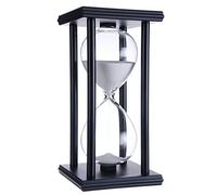 Temporizador De Reloj De Arena Durante 45 Minutos Decoración Para Cumpleaños Estante De Libros Juego De Escuela Aprendizaje Temporizador De Reloj De Arena 45 Minutos Ornamento Hourglass Timer Blanco