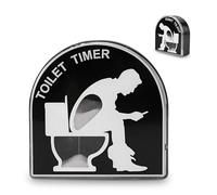 Temporizador de reloj de arena para el inodoro, temporizador de 5 minutos, temporizador de cepillo de dientes para niños, reloj de arena creativo, regalo divertido para hombres, maridos, padres