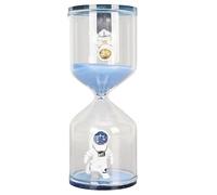 Temporizador De Reloj De Arena, Temporizador De Reloj De Arena Con Adornos De Astronauta De 30 Minutos, Reloj De Arena De Escritorio Con Diseño Temático Espacial Para Gestión Del Tiempo De Estudiantes